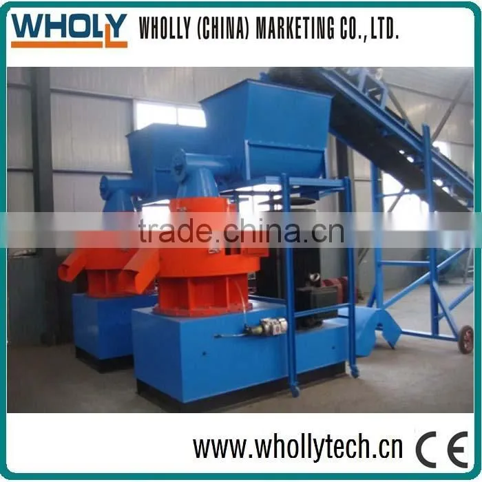 Ring die wood pellet machine with CE motor