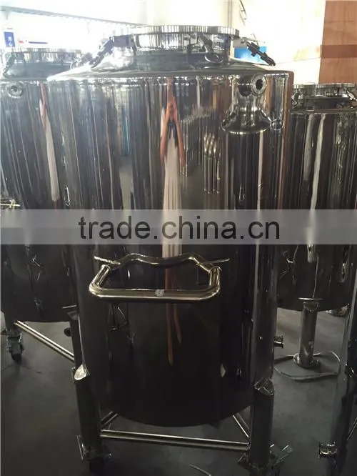 100L stainless steel movable fermenter brite beer tank