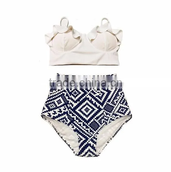 sixe girl india fashion retro high waist bikini china xxx