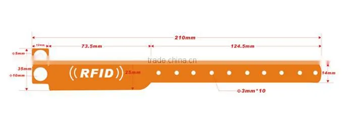 64 Bit Ultrlight Wholesale RFID NFC Smart Wristband