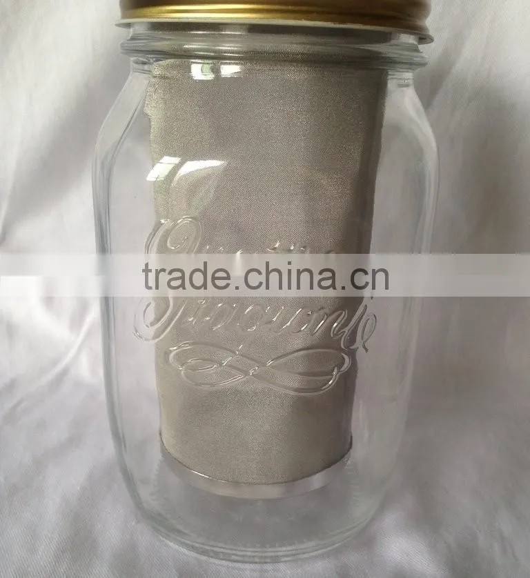 Cold Brew Coffee, Iced Coffee and Iced Tea Maker Infuser, Mason Jar and Stainless Steel Filter