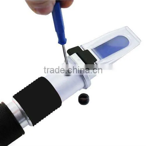New Handheld Car Battery Antifreeze Clean Fluid Ethylene Glycol Refractometer ATC