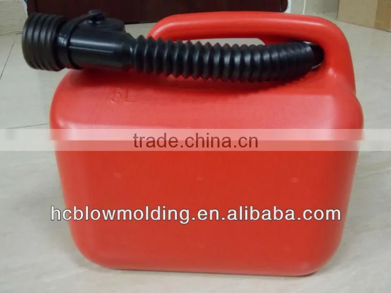 OEM blow molding plastic HDPE Fuel jerry cans with spout gasoline can, fuel can