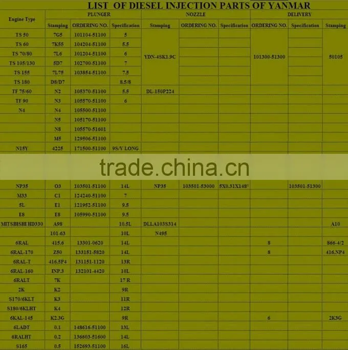 TS16949 G3 plunger (material:bearing steel)
