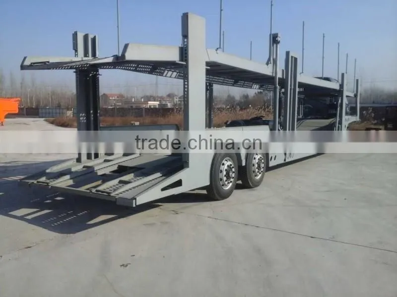 Manufacturer 2 Axles Car Carrier Semi Trailer