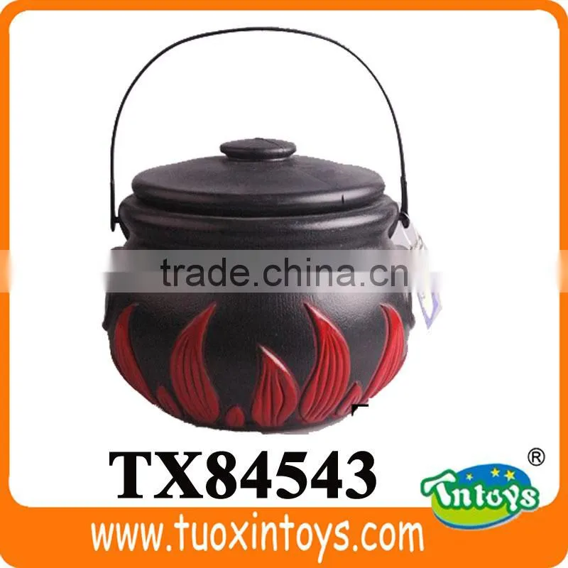 plastic Halloween pumpkin candy buckets