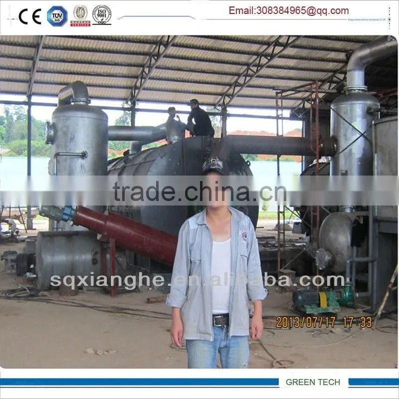 New generation fully continuous waste engine oil refining distillation machinery