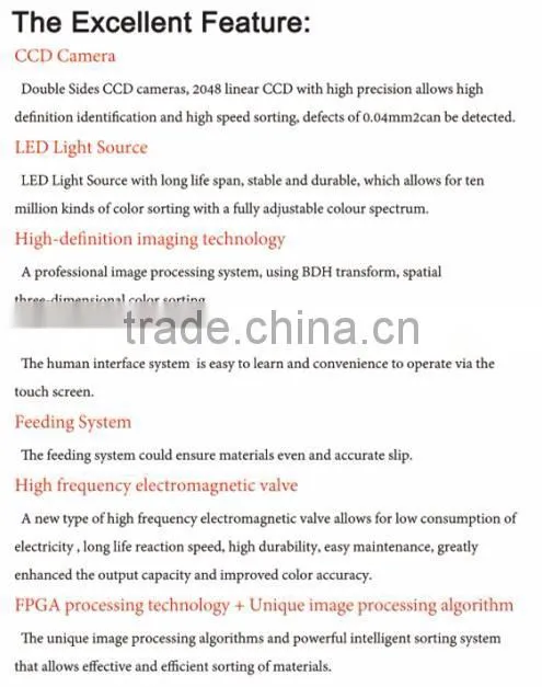 Superior Automatic Salt Color Sorter Equipments Machinery