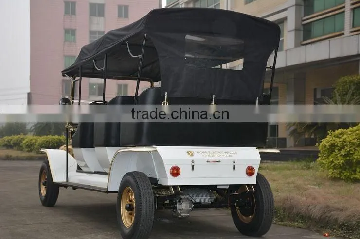 Deft design hot selling retro car 8 seater golf cart