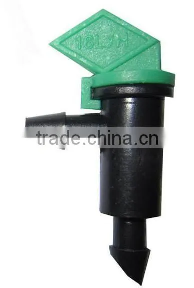 4 GPH Drip Irrigation mini Irrigation take part Flag drip emitter with Outlet Barb
