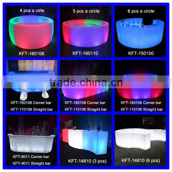 rechargeable glow furniture led moderno mueble bar