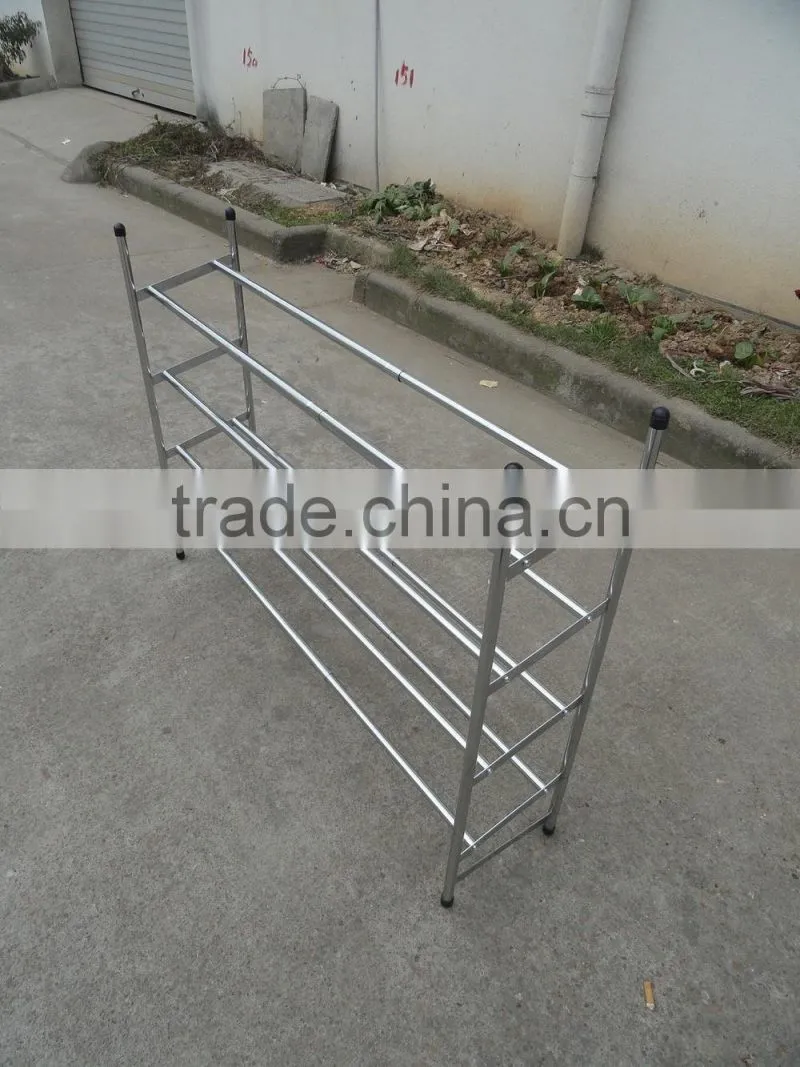4 tier stainless steel shoes rack shoe storage living room shoes organize