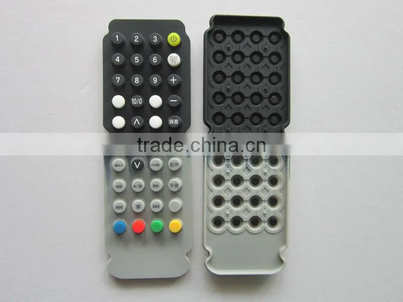 professional production conductive remote control Silicone Keypad