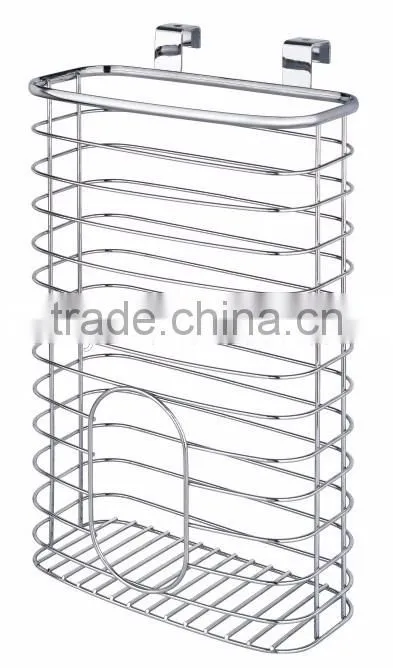 Kitchen and Home Over the Cabinet Rectangle Iron Metal Wire Hanging Basket