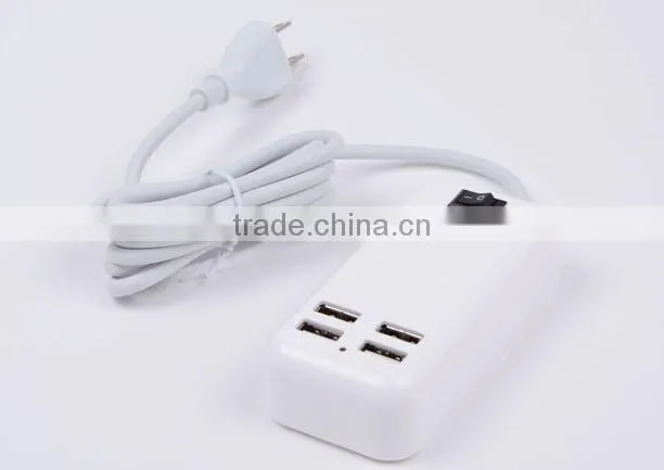 EU Plug 6 Port Wall Home Travel Charger USB Power Adapter Dual usb Car Charger