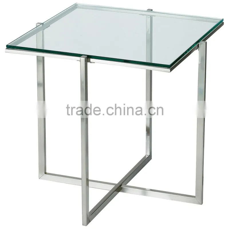 2016 New design living room stainless steel side table