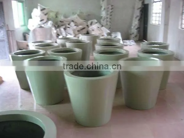 Fiberglass vases and pots