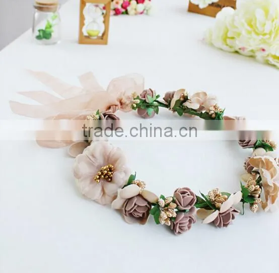 wedding flower head wreath