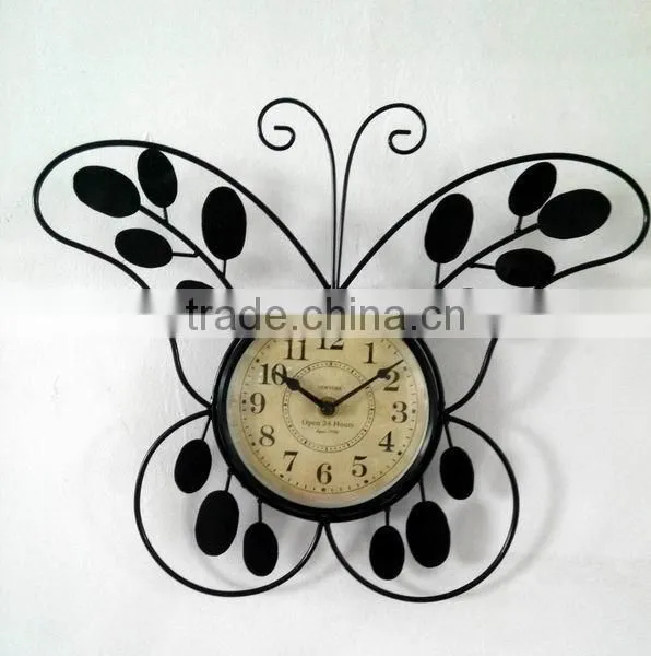 Metal decorative wall clock