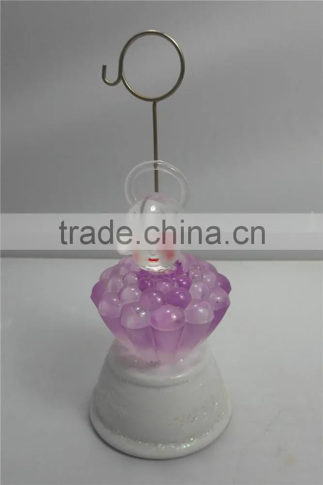 Clear Desktop Sweet Cake Shaped Note Clip