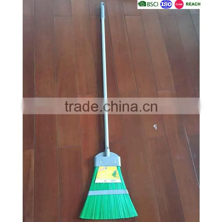 wholesale plastic outdoor broom, leaf broom with long handle