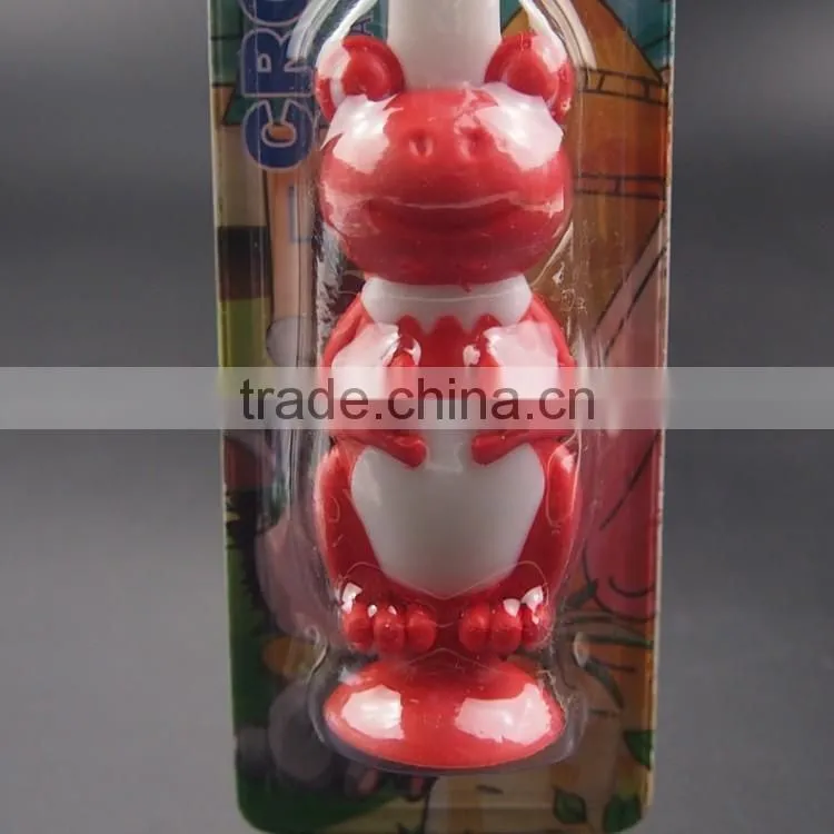 Child toothbrush bring sucker cap dental toothbrush Wholesale cheap toothbrushYangzhou manufacturer