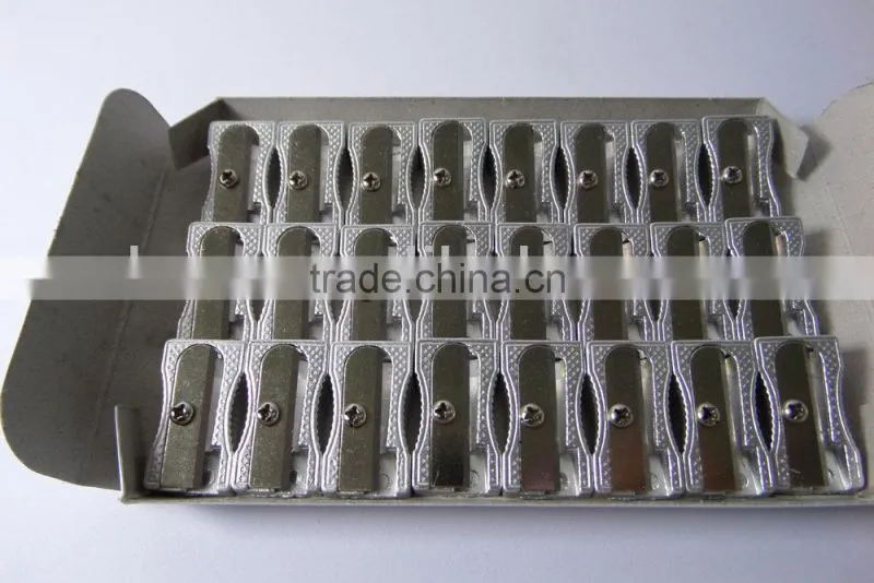 Office one hole mini aluminium pencil sharpener