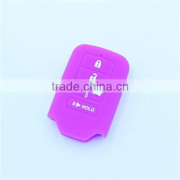 fda silicone rubber car key holder bag for honda 5 buttons in stock