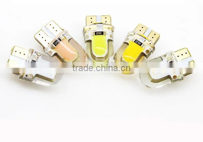 Car T10 silicone glue crystal width modulation in COB chip running lights W5W soak Ed small lights decoding modification