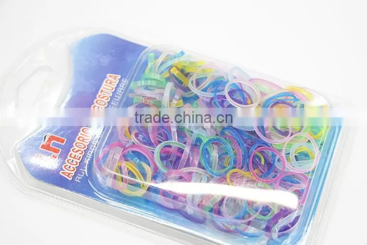 Bottom price colorful rubber band for binding hair