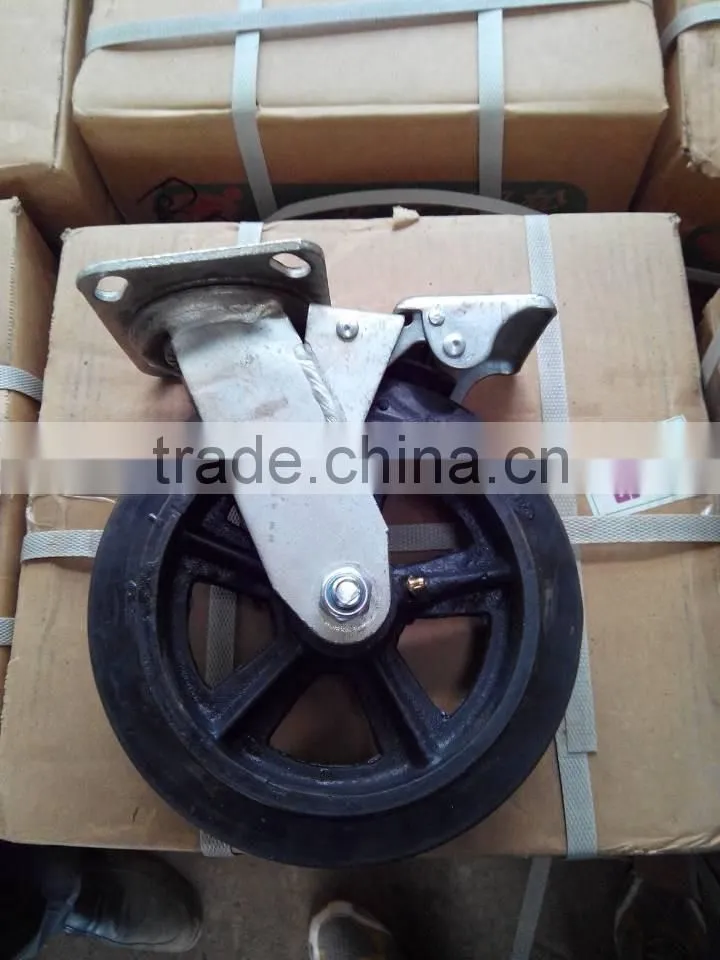 6'' Universal Scaffolding Heavy Duty PU Caster Wheels
