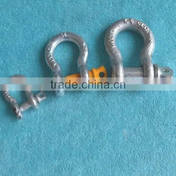 square head trawling shackle