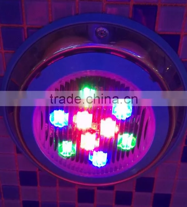 High perfermance IP68 colorful underwater led swimming pool light