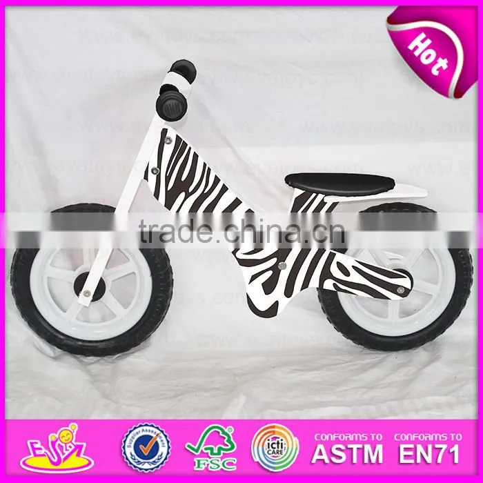 New and Popular Wooden Toy bicycle for kids,Wooden Children Toy Bicycle,Wholesale cheap wooden bicycle W16C119