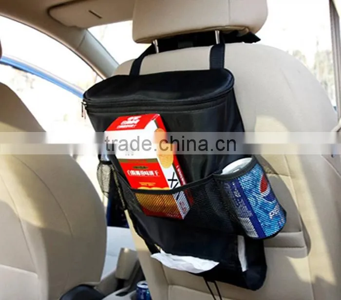 Car Cooler Bag Seat Organizer Multi Pocket Arrangement Bag Back Seat Chair Car Styling car Seat Cover Organiser