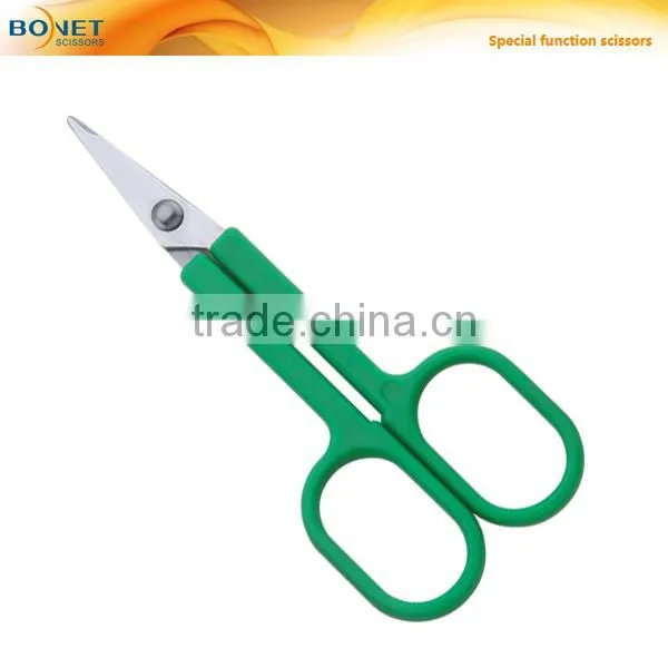 S94004 LFGB certificated ABS with embossed flower manicure instruments and scissors
