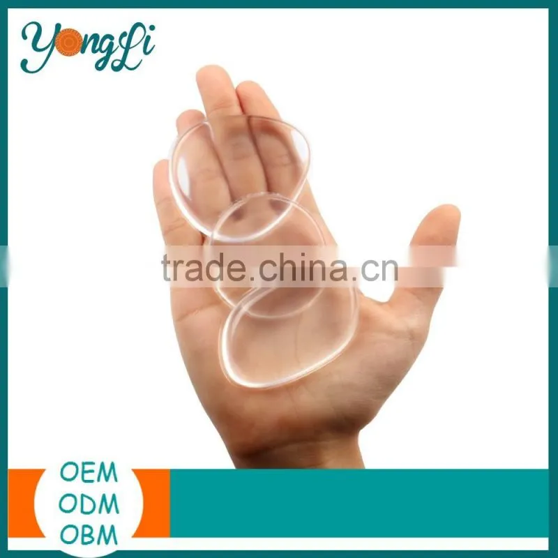 Makeup Applicator Gel Puff for Refined Cream Clear Silicone Beauty Sponge