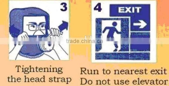 XHZLC60 Gas mask escape hood