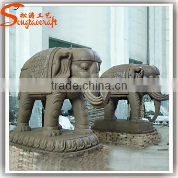 2016 China new design fiberglass statue animal elephant statue for sale