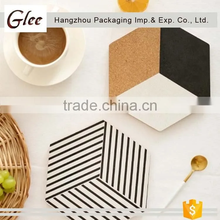 Cute cork wooden Coffee / Cup Coaster / Tea Mat & pads / fashion style / Wholesale