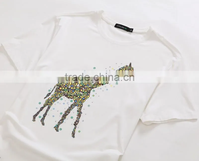 custom men cotton plain printing solid t shirt