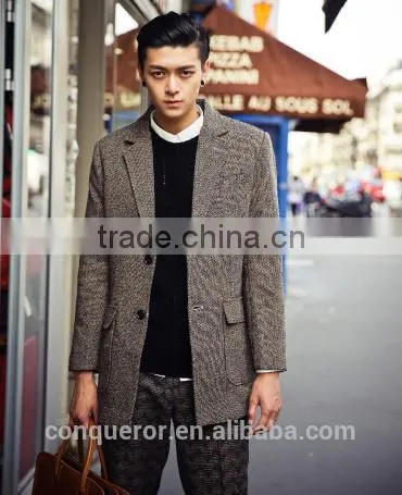 2015 bespoke Italian wool men leisure coat