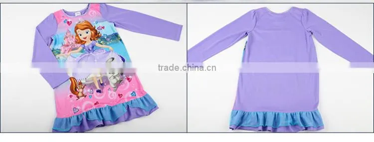 children sleepwear beautiful girl's dress