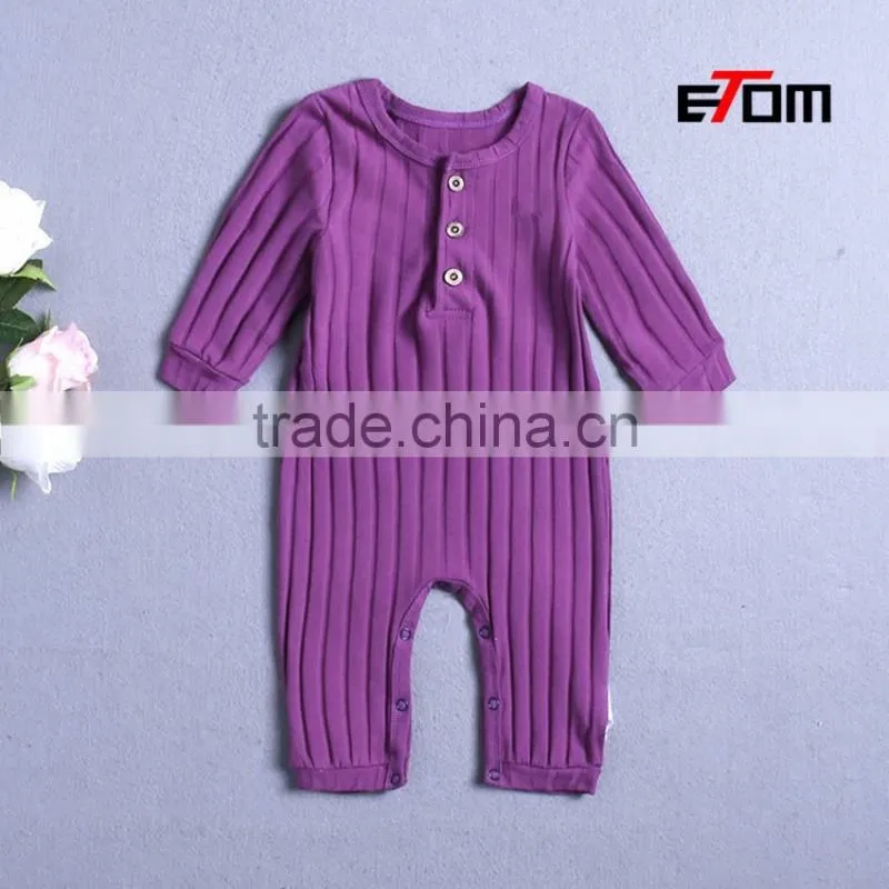 1512 OEM Baby clothes newborn boys 100% cotton baby jumpsuit long sleeve Infants clothing& Toddlers baby onesie