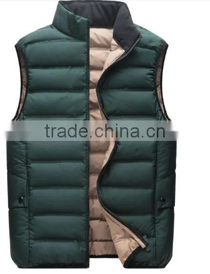 2016 man Winter Down Vest with Factory Price
