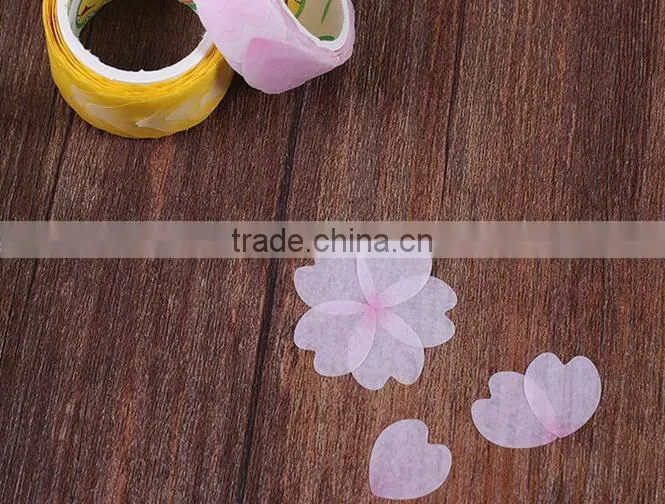Flower Petal Washi Tape Scrapbook Sticker