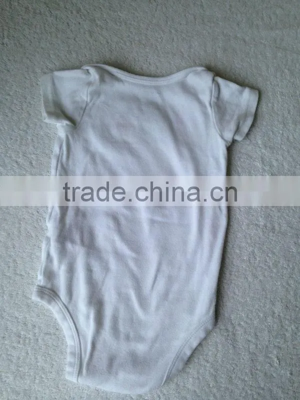 Hugs Plain White Organic Cotton Baby Bodysuits