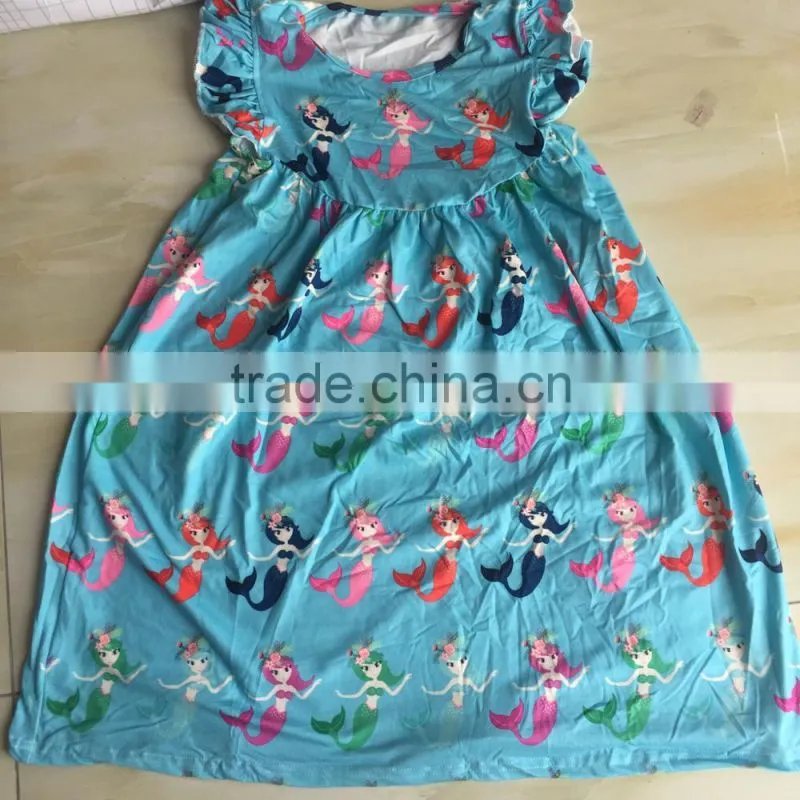 WY-653 Cute Girl Dresses in Stock Kids Frocks Online 1 Year Old Birthday Dress for Baby Girl