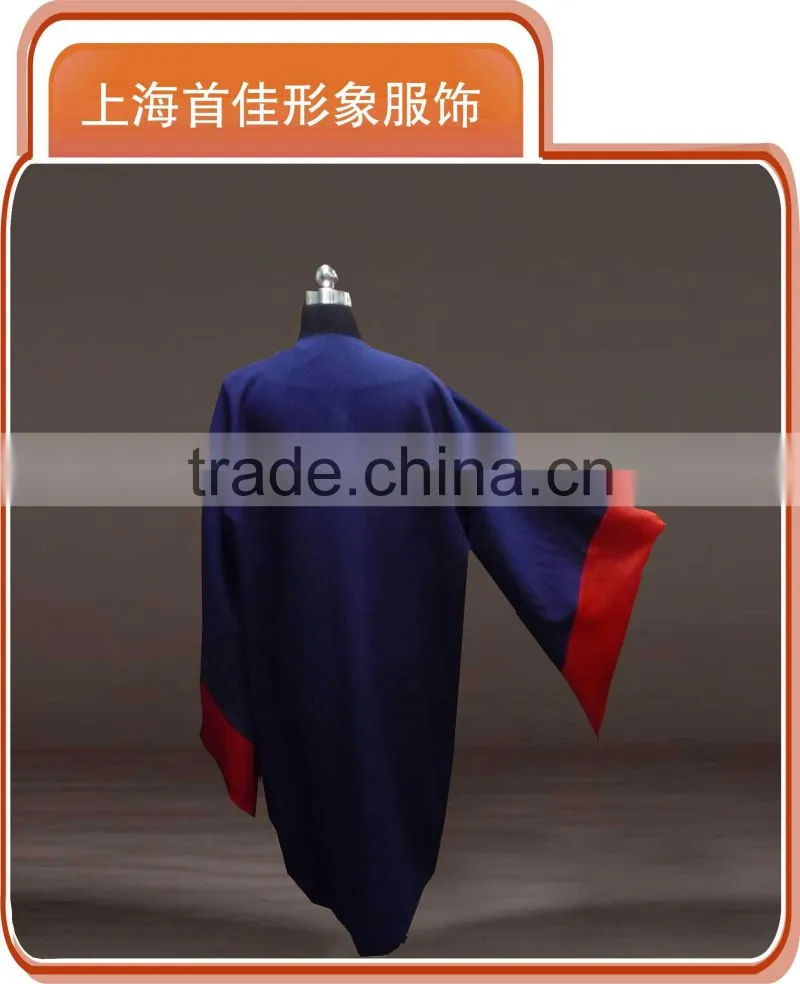 doctor graduation gown, graduation apparel, doctor's gown