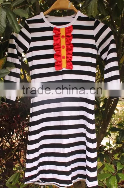 Cotton Long Shirts For Mom Plus Size Stripe Big Size For Lady Spring Blouse For Women White/Black Stripe Summer Long Top